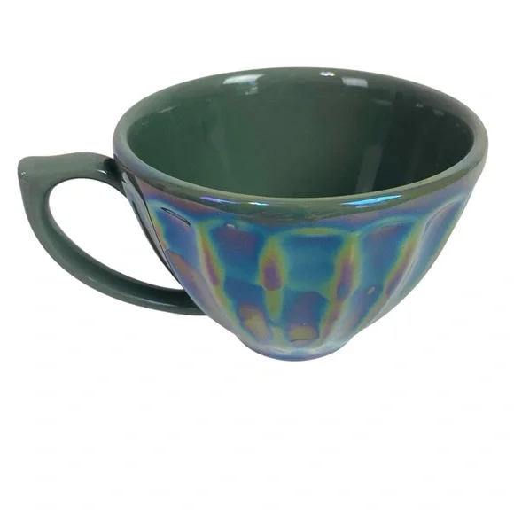 Anthropologie Luster Latte Iridescent Tea Mug - Picture 4 of 7